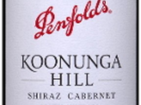 Penfolds 2010 Koonunga Hill Shiraz/Cabernet Sauvignon, South Australia. BC $16.99 | AB $16 | MB $16 | ON $16.95 (285544). (Supplied)