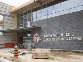 TFC's new training centre is almost complete at Downsview Park. (DAVE THOMAS/Toronto Sun)