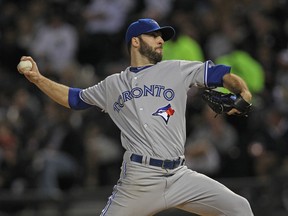 Brandon Morrow of the Blue Jays pitched a shutout against the Chicago White Sox on Wednesday. (Getty Images/AFP)