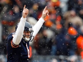 Bears quarterback Jay Cutler says having wideout Brandon Marshall in the fold will improve the club's offence on multiple levels. (JEFF HAYNES/Reuters file photo)