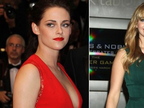 Twilight star Kristen Stewart is going head-to-head with The Hunger Games actress Jennifer Lawrence to land the lead role in an upcoming movie. (AFP/ WENN.com Files)