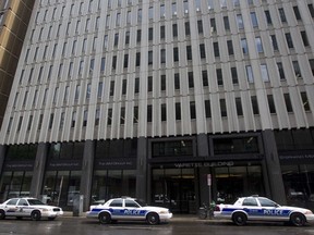 A human foot was delivered to Conservative Party headquarters at 130 Albert Street in Ottawa, May 29, 2012.      Chris Roussakis/QMI Agency