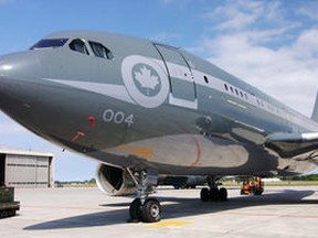 One of the five C-150 Polaris Airbus multi-purpose, twin-engine and long-range jet aircraft based at 8 Wing/CFB Trenton. 
DND HANDOUT