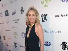 Sharon Stone attends A Better LA's First Annual "In the Art of the City" Gala held at the Vibiana on May 3, 2012 in Los Angeles.  Michael Buckner/Getty Images/AFP