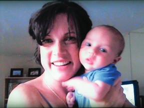 Mary Rodrigues with her son Alex who was killed in a car crash in 2008.