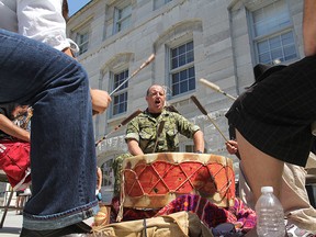 Drummers open Aboriginal Day celebrations in Kingston