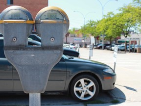 Parking meters in Owen Sound