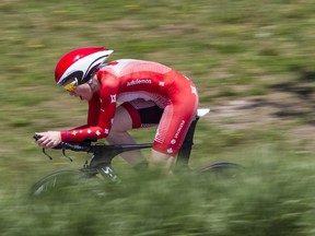 Clara Hughes missed the last two Summer Olympics after giving up cycling but decided to make a comeback and qualified for London. (Errol McGihon/QMI Agency/Files)