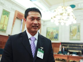 David Chen, owner of Lucky Moose Food Mart is seen before testifying at a Standing committee on Justice and Human Rights at Parliament Hill in Ottawa Feb 28, 2012  (ANDRE FORGET/QMI AGENCY).