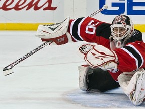 Martin Brodeur signed a two-year deal with the Devils Monday. (RAY STUBBLEBINE/Reuters file photo)