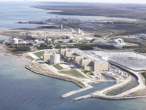 Bruce Power's A and B sites are visible on the shores of Lake Huron, about 20 minutes north of Kincardine, Ont.