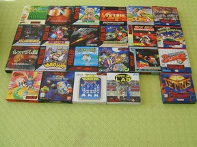Every game released for the oddball Nintendo Virtual Boy system from the mid-90s. The games are among the 7,000 the seller has auctioned.