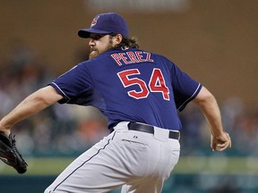 Chris Perez of the Cleveland Indians. (GREGORY SHAMUS/Getty Images/AFP files)