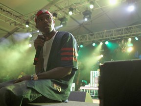 Singer Frank Ocean performs onstage at the 2012 Coachella Valley Music & Arts Festival held at The Empire Polo Field on April 13, 2012 in Indio, California.  (Karl Walter/AFP)