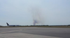 This shot from the Ottawa airport shows smoke from the Moodie Dr. fire, which is several kilometres away. It was submitted via Twitter by @99elliotw.