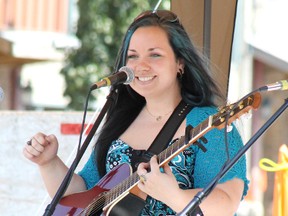 The Lighthouse Blues Festival is set to return to Kincardine for an expanded event this July. Organizers are seeking financial assistance from the municipality to once again bring the two-day festival to the downtown core. Local musician Andrea Matchett, pictured here, was a featured performer at the 2012 event. (TROY PATTERSON/KINCARDINE NEWS)