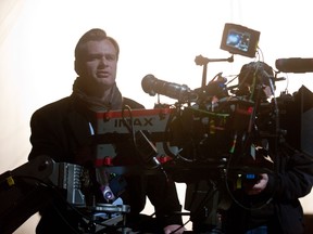 Christopher Nolan on the set of The Dark Knight  Rises (Handout)