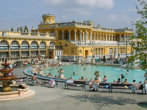 Budapest's Szechenyi Baths are a fun and relaxing place to spend a few hours — BYO bathing suit. (CAMERON HEWITT PHOTO)