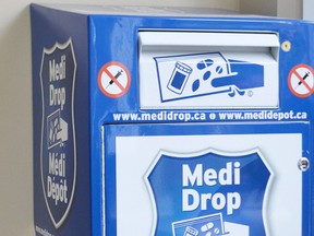 Medi Drop box location at the city's east end police station.
Staff photo/KATHRYN BURNHAM