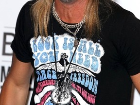 Bret Michaels is pictured at the 2011 Billboard Music Awards at MGM Grand Garden Arena, in Las Vegas, Nevada on May 22, 2011.