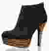 Tall on style in this G by Guess short bootie with unexpected animal print platform and heel ($89.99). (The Shoe Company).