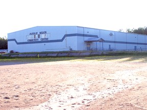 The artificial turf has been installed at the former Jaffray Melick arena but with equipment still needed the opening date has been pushed back. 
FILE PHOTO/KENORA DAILY MINER AND NEWS