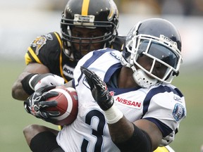 The Argos released the CFL's leading rusher Cory Boyd on Sunday. (MARK O'NEILL/QMI Agency file photo)