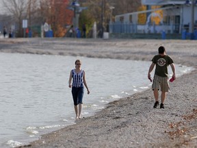 It's no time for a day at the beach: A severe wind warning and high water advisory have been issued for the Interlake.