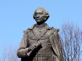 Sir John A. Macdonald's statue in Kingston's City Park.