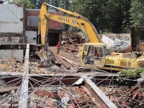 The former Delhi Foundry was demolished in 2012. A new seniors apartment building may one day be built on the site.  (MONTE SONNENBERG Simcoe Reformer file photo)