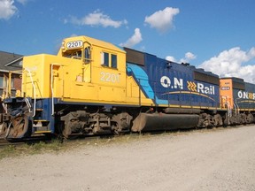 Ontario Northland loco (Len Gillis QMI Agency)