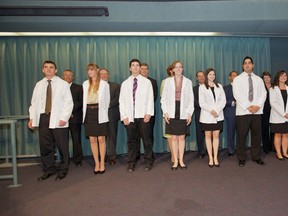 The U of M faculty of medicine's class of 2015 got their white coats in 2011.