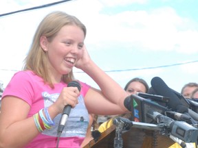 Annaleise Carr of Walsh has been named Woman of the Year by the World Open Water Swimming Association. (DANIEL R. PEARCE Simcoe Reformer)