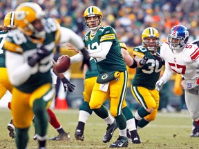 Aaron Rodgers would have been the fourth QB to pass for 5,000 yards last year had the Pack not sat him out in Week 17. (Reuters)
