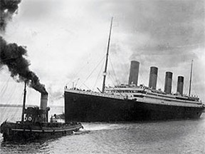 RMS Titanic. (HO)