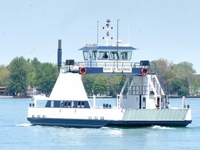 Ferry at Walpole Island (Postmedia Network file photo)