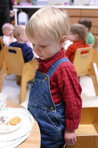 Child at daycare