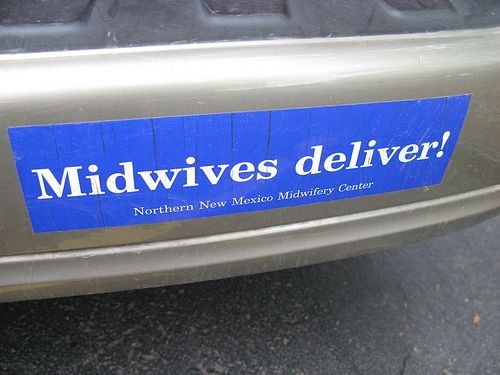 Midwives deliver bumper sticker