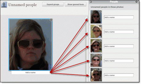 picasa google photo face recognition