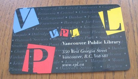 Vancouver library card