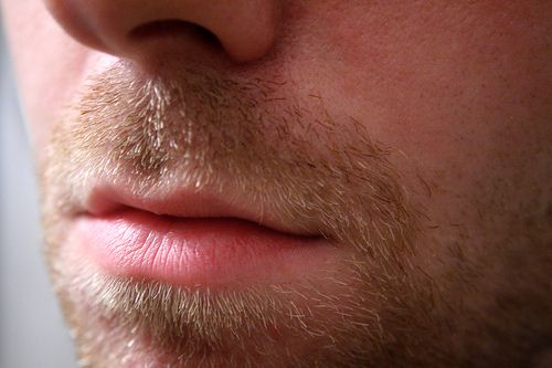 Close-up stubble