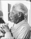 Author agrees with the great psychologist, Erik Erikson (above), that Jesus’s curative work anticipated the innovations of Sigmund Freud.