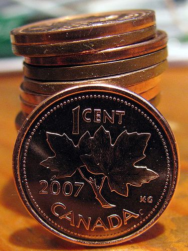 Canadian pennies