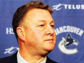 The once unflappable Mike Gillis is now feeling the heat after another disappointing season.