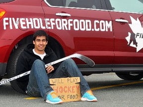 Richard Loat, founder of Five Hole for Food, has won a spot in a UK-based accelerator to launch his start up, Sport for Food.