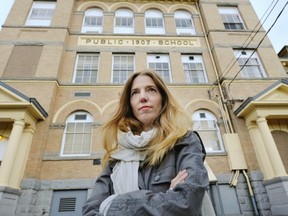 Vancouver  , BC.  September 25 , 2011 -- Carrie Gelson has issued an appeal for help for children attending her inner-city school. (Seymour elementary 1130 Keefer street) in Vancouver on September 25, 2011.n They need snacks, socks, shoes and people who care..


(Mark van Manen/PNG)

See Vancouver Sun News
Janet Steffenhagen - stories )

00056135A