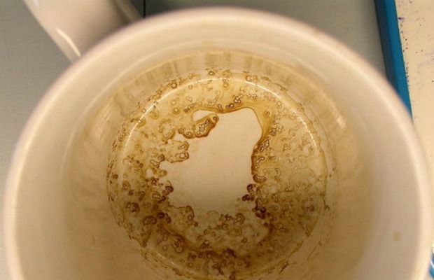 A foolproof way to remove coffee cup stains