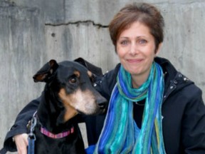 Dr. Jill Taggert adn her dog Tiggy