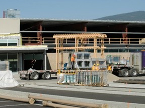 Penticton's South Okanagan Events Centre under construction in 2008