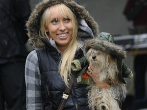 Jessica Wakeling and her dog Bailey win in Vancouver's SPCA's look-alike contest